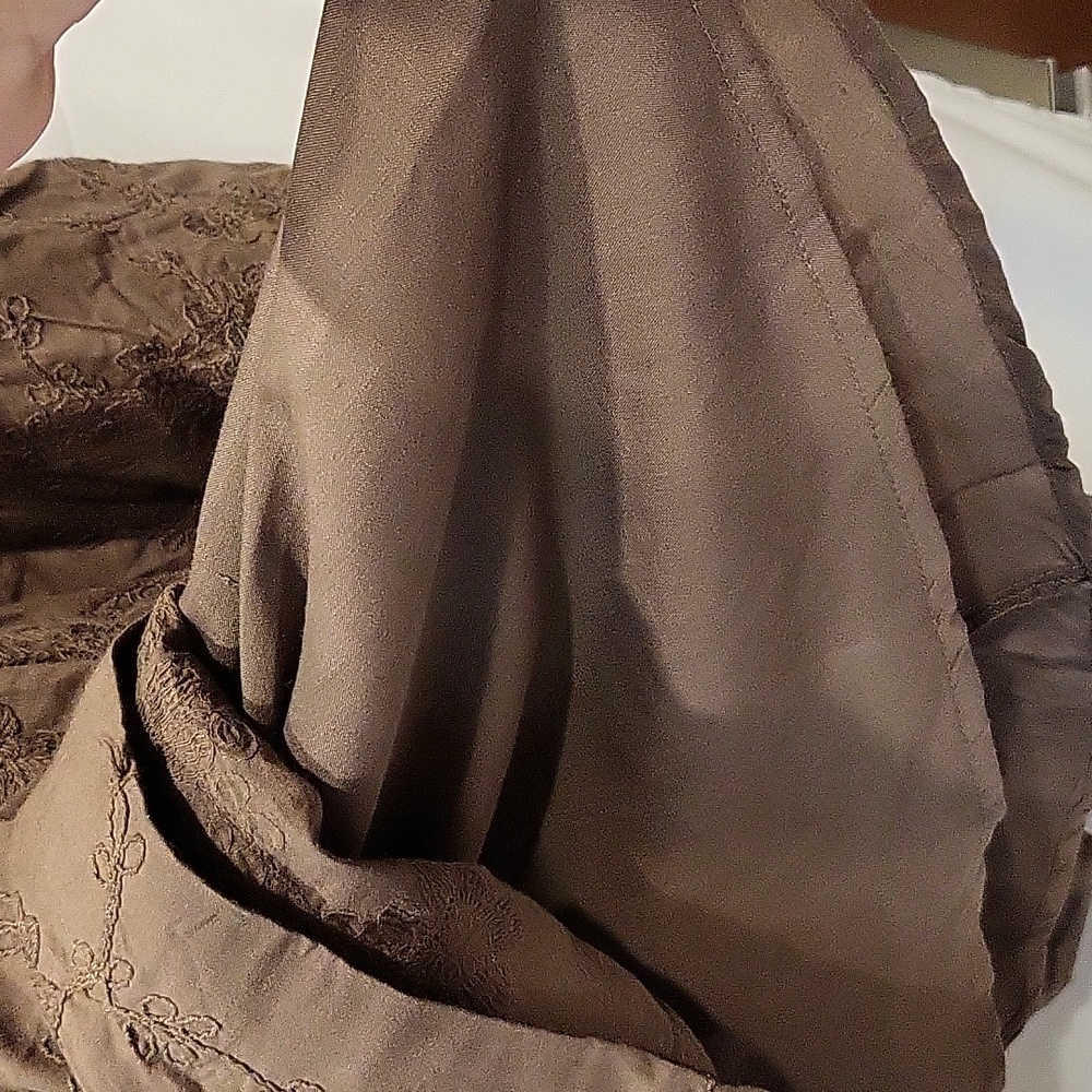 Hyacinth House Textured Becca Mini Dress In Brown Numerous Sizes - Picture 6 of 8